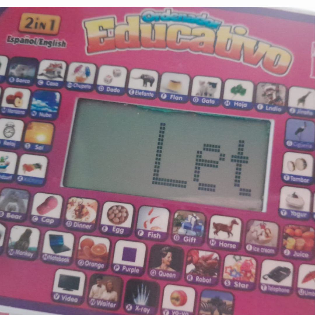 Computador Educativo Infantil 2 Idiomas