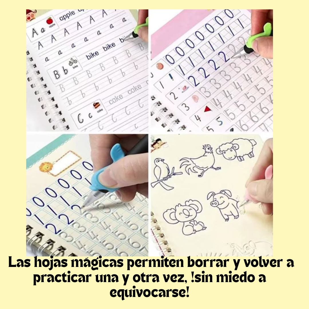 Libro de Caligrafía 3D Mágico